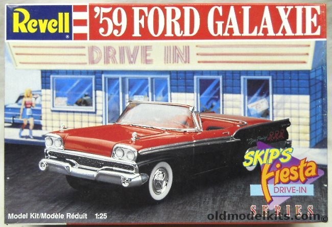 Revell 1/25 1959 Ford Fairlane 500 Skyliner Hardtop Convertible, 7162 plastic model kit